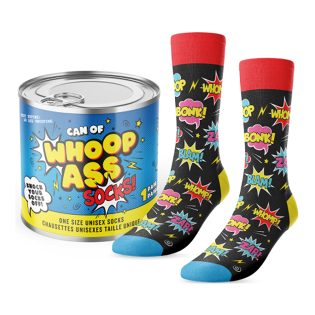 Can Of Whoop Ass Socks