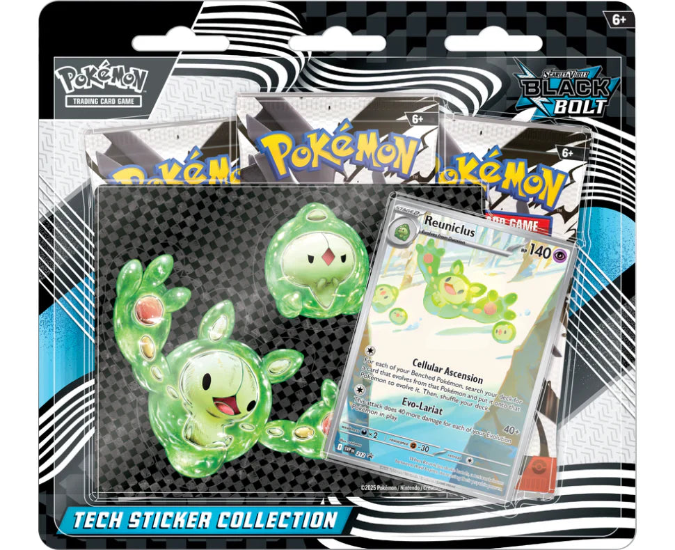 Pokemon- Black bolt Tech Sticker Collection