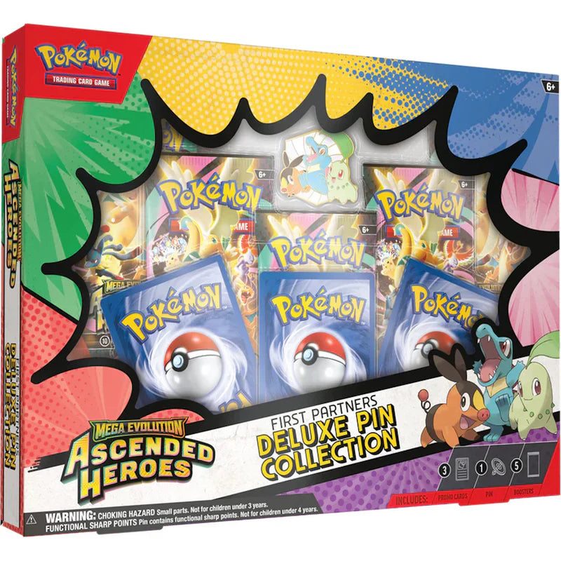 Pokemon- Ascended Heroes First Partners Deluxe Pin Collection
