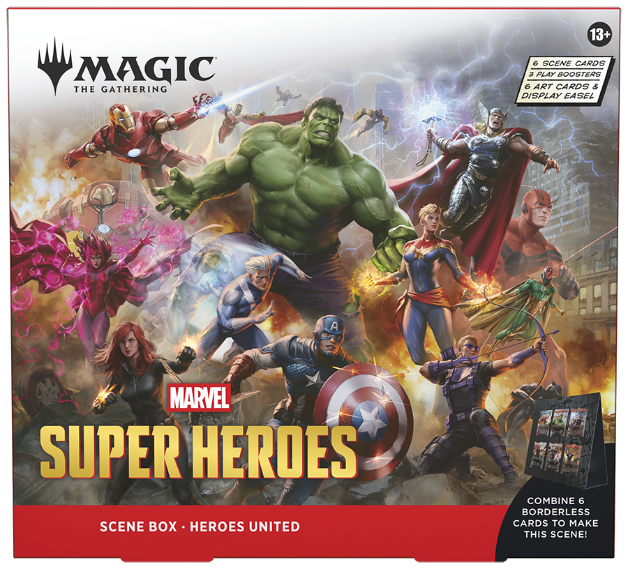 Magic the Gathering - Marvel Super Heroes Scene Box - Heroes United