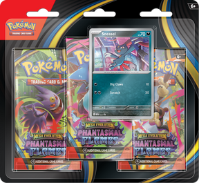 Pokemon - Mega Evolution: Phantasmal Flames 3PK Blister