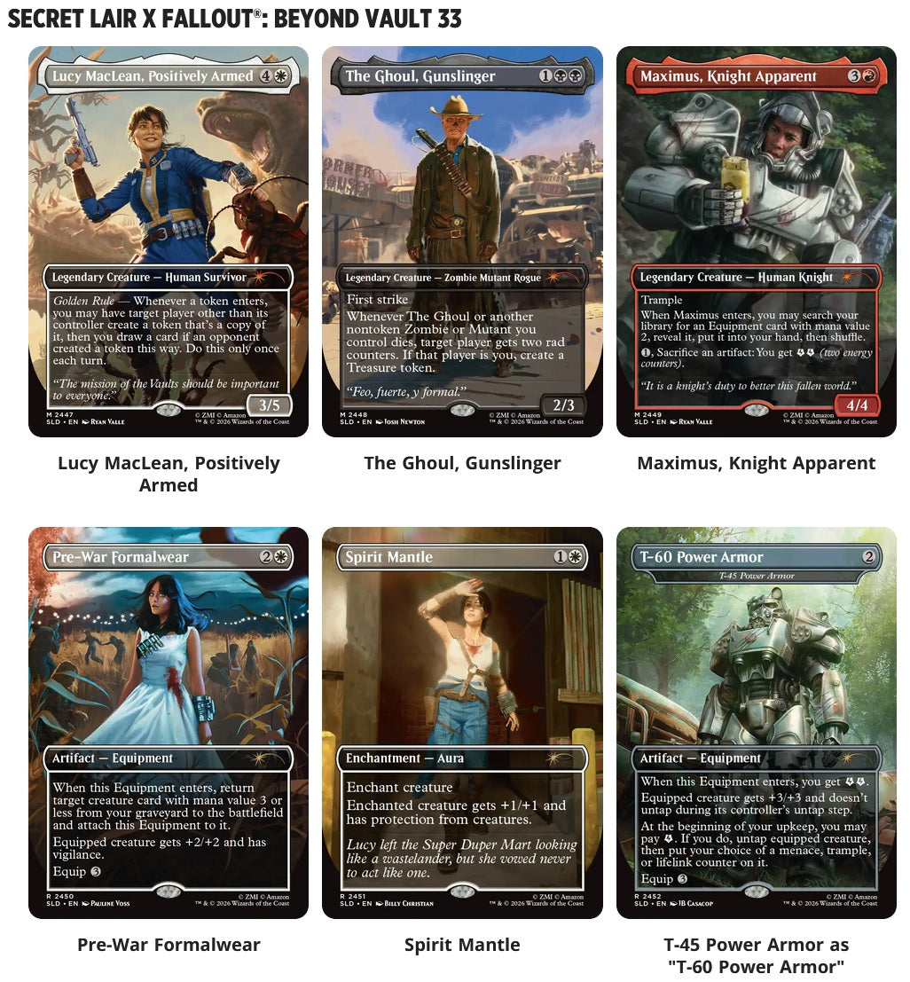 MTG Secret Lair - Fallout: Beyond Vault 33 (Non-Foil)