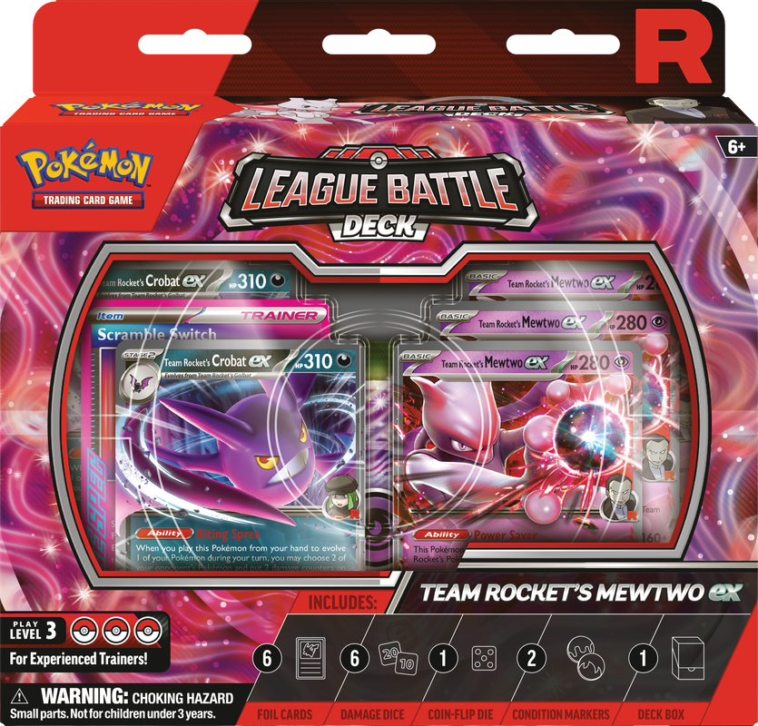 Pokemon League Battle Deck - Team Rocket's Mewtwo EX