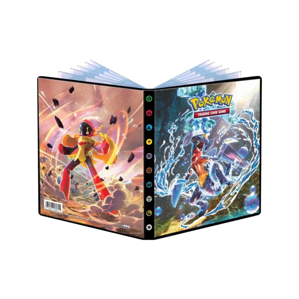 Ultra Pro - Scarlet & Violet 4: Paradox Rift 4-Pocket Portfolio for Pokémon