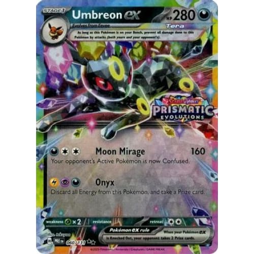 Umbreon ex - 060/131 (Prismatic Evolutions Stamp) (60) Promo Holofoil